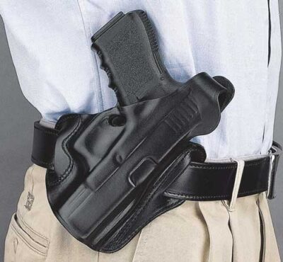 DESANTIS THUMB BREAK SCABBARD - RH OWB FITS GLOCK 48 BLACK