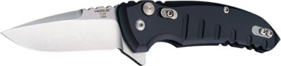 HOGUE X1 MICROFLIP 2.75" FOLDR - DROP POINT BLADE ALUM FRME BLK
