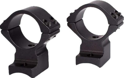 TALLEY RING/BASE COMBO 1" MED - HOWA SUPER LITE BLACK ANODIZED