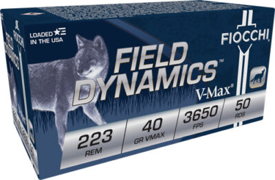 FIOCCHI 223 REM 40GR V-MAX - 50RD 20BX/CS