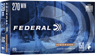 FEDERAL POWER-SHOK 270 WIN - 150GR SP 20RD 10BX/CS