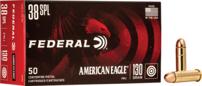 FEDERAL AE 38 SPECIAL 130GR - FMJ 50RD 20BX/CS