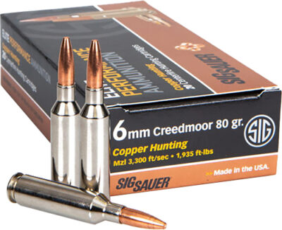 SIG 6MM CM 80GR ELITE - COPPER HUNTING 20RD 10BX/CS