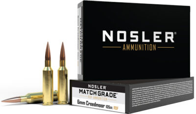 NOSLER MATCH 6MM CM 105GR - REDUCED DRAG HPBT 20RD 10BX/CS