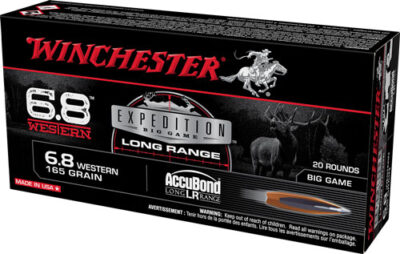 WINCHESTER EXPEDITION 6.8 WEST - 165GR ACCUBOND LR 20RD 10BX/CS