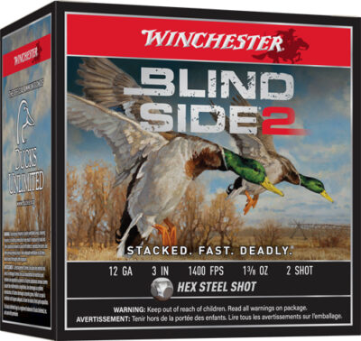 WINCHESTER BLIND SIDE 2 12GA - 3" 1-3/8OZ #2 25RD 10BX/CS
