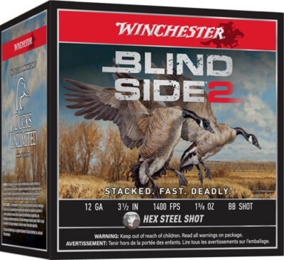WINCHESTER BLIND SIDE 2 12GA - 3.5" 1-5/8OZ #BB 25RD 10BX/CS