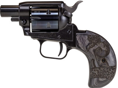 HERITAGE BARKEEP BOOT 22LR 1" - BLACK WOOD SNAKE GRIP