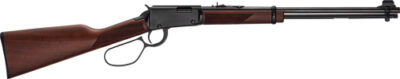 HENRY CLASSIC LEVER 22WMR - 19" BLUED WALNUT LARGE LOOP