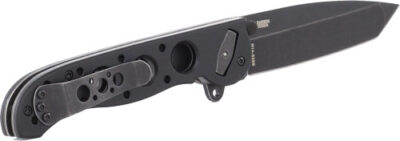 CRKT M16-02DB 3.1" PLAIN EDGE - TANTO BLACK BLD W/DEADBOLT AST
