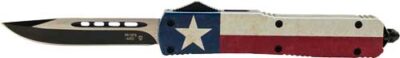 TEMPLAR KNIFE SLIM OTF FULL - CAPTAIN 3.1" BLACK DROP POINT