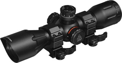 UTG CROSSBOW SCOPE 4X32 1" PRO - 5-STEP RGB RETICLE QD RINGS