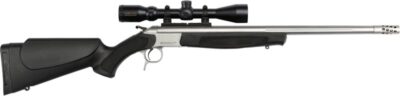 CVA SCOUT TD 35 WHELEN 25" - W/BRAKE 3-9X40 SS/BLACK SYN