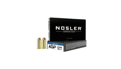 Nosler 51412 Assured Stopping Power Handgun 10mmAuto 180gr Jacketed Hollow Point 50 Per Box/10 Case
