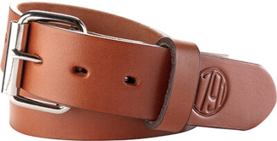 1791 Gunleather BLT014650CBRA 01  Gun Belt Classic Brown Leather 46/50 1.50" Wide Buckle Closure