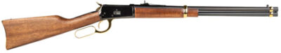 Rossi 920442013GLD R92 Gold Full Size 44 Rem Mag 10+1 20" Polished Black Steel Barrel & Receiver, Brazilian Hardwood Fixed Stock, Right Hand