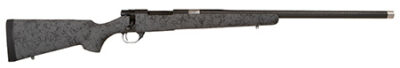 Howa HSCF65CGRY M1500 HS Precision 6.5 Creedmoor 5+1 24" Black Carbon Fiber Steel Barrel, Black Steel Receiver, Gray w/Black Webbing HS Precision Synthetic Stock