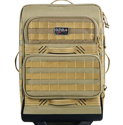 GPS Bags T2214RCT Tactical Operations Rolling Case Tan 1000D Polyester 2 Handguns