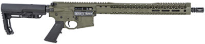 Black Rain BRO-20110401 Billet  5.56x45mm NATO 16" 30+1 OD Green Cerakote Black 6 Position MFT Minimalist Stock Black MFT Grip Right Hand