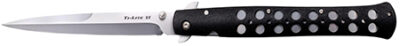 Cold Steel CS26SXP Ti-Lite  6" Folding Spear Point Plain AUS-8A SS Blade/Black Zy-Ex Handle Includes Pocket Clip
