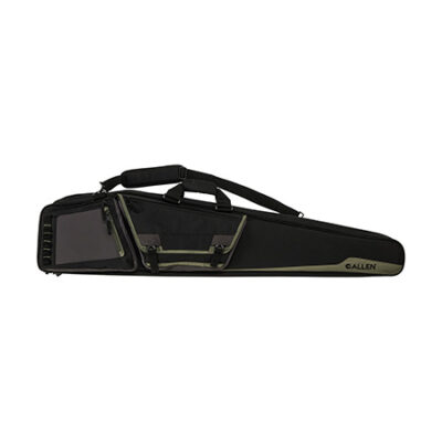 Allen 90650 Rocky Double Rifle Case 50" Black Endura w/Tan Trim, Daisy Chain Loops, Lockable Zippers, Adjustable/Removeable Padded Shoulder Strap Holds 2 Rifles
