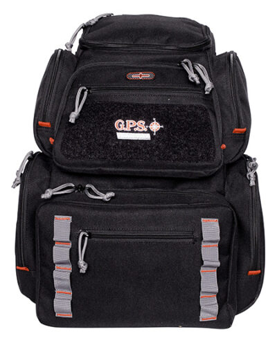 GPS Bags 1712BPB Pistolero Backpack Black/Gray Holds 5 Handguns
