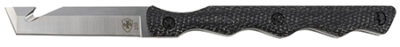 Templar Knife NTKB222 Neck  2.46" Fixed Tanto Plain Powder Coated D2 Steel Blade/ 4.22" Black Canvas Micarta Handle Includes Lanyard/Sheath