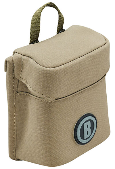 Bushnell BABLRFPCT Vault Modular Optics Protection System Laser Range Finder Pouch Tan Quiet Exterior with Lens Cleaning Interior, Modular Mounting System, Includes Coiled Tether