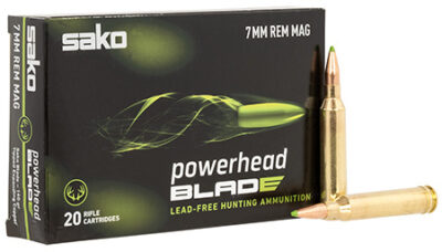 SAKO (TIKKA) JASPHB7MMRM140B PowerHead Blade 7mm 140gr 20 Per Box/10 Case