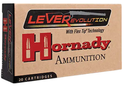 Hornady 82747 LEVERevolution  45-70Gov 325gr Flex Tip eXpanding 20 Per Box/10 Case