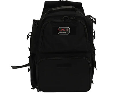 GPS Bags 1812BPB Executive Backpack Black Holds 5 Handguns