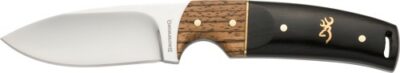 BROWNING KNIFE BUCKMARK HUNTER - 3" BLADE HARDWOOD W/SHEATH