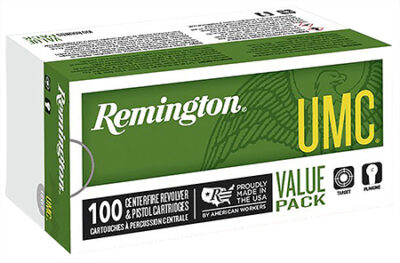 Remington Ammunition R23974 UMC Value Pack 380ACP 88gr Jacketed Hollow Point 100 Per Box/6 Case