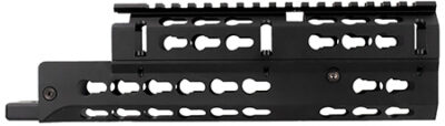 Aim Sports MKAK03 Russian Handguard  9.60" Keymod Medium Size Style Made of 6061-T6 Aluminum with Black Anodized Finish for AK-47