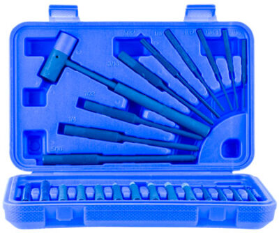 DAC GMPUNCH24 Drive Pin & Roll Punch Set Universal 24 Pieces