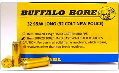 Buffalo Bore Ammunition 14B20 Heavy Strictly Business 44S&W Spl 255gr Hard Cast Semi Wadcutter 20 Per Box/12 Case