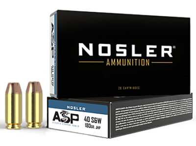 Nosler 51212 Assured Stopping Power Handgun 40S&W 180gr Jacketed Hollow Point 50 Per Box/10 Case