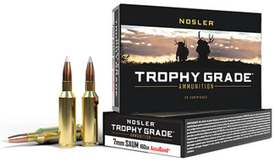 Nosler 60045 Trophy Grade  7mmRemSA UltraMag 160gr Nosler Spitzer Partition 20 Per Box/10 Case