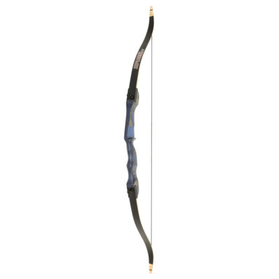 October Mountain Explorer CE Recurve Bow Blue 54 in. 28 lbs. LH