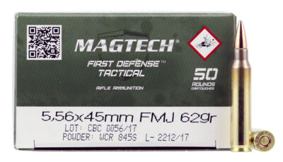 Magtech 556B Tactical/Training  5.56x45mmNATO 62gr Full Metal Jacket 50 Per Box/20 Case
