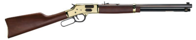 Henry H006GC Side Gate  45 Colt (LC) 10+1 20" Blued Octagon Barrel, Polished Brass Rec, American Walnut Stock, Adj. Sight