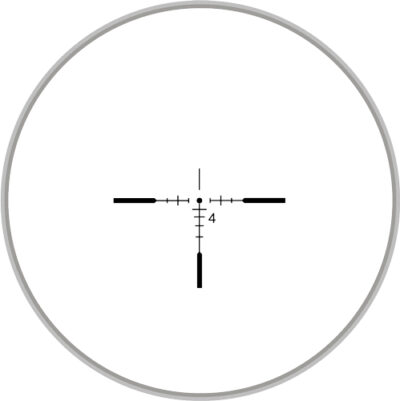 UTG SCOPE 1-8X28 30MM MRC/IE - BG4 RETICLE W/ACCU-SYNC RINGS