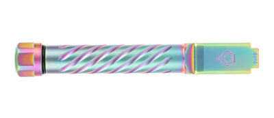 Ballistic Advantage BAPSG195T3W Premium Series  Threaded/Spiral Fluted, 9mm Luger, Iridescent PVD, Fits Glock 19 Gen 3-5