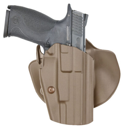 Safariland 578283551 GLS Pro-Fit  OWB Flat Dark Earth Polymer Belt Loop/Paddle Fits 3.30-4.25" Barrel, Belt 1.50" - 2.25" Right Hand
