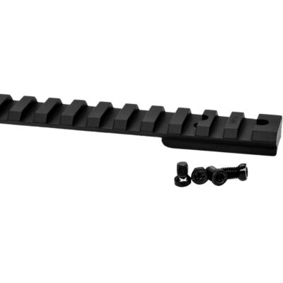Warne Vapor Picatinny Rail Matte Black Remington 700 Short Action