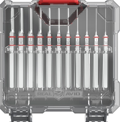 REAL AVID ACCU-PUNCH SET - 11 PIECE STANDARD PIN PUNCH