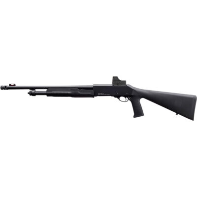 Akkar Churchill Pump Shotgun 20 ga. 18.5 in. Black with Red Dot Sight