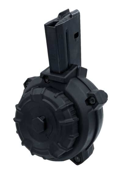 ProMag DRMA108   50rd Drum 6.8 SPC Fits AR-15 Black DuPont Zytel Polymer