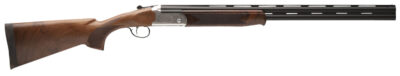 Stevens 22593 555 E 20 Gauge 3" 26" Over/Under Vent Rib Barrel, Silver Engraved Receiver, Oiled Turkish Walnut, Includes Five Chokes, Ambidextrous Hand