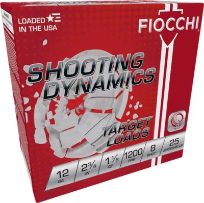 FIOCCHI 12GA 2.75" 1-1/8OZ #8 - 1200FPS 250RD CASE LOT